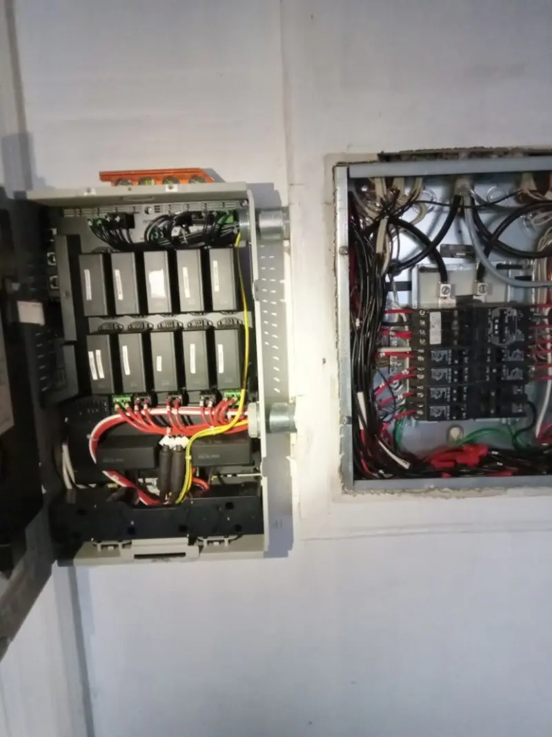 Electrical panel upgrade completed for Ring Doorbell Installation in Pascagoula